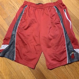 NBA Miami Heat shorts.